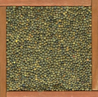 French green lentils background clipart