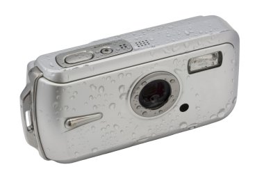 Waterproof digital camera clipart