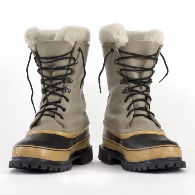 Heavy snow boots clipart