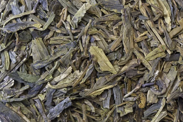 Grüner Tee lässt Hintergrund erkennen — Stockfoto