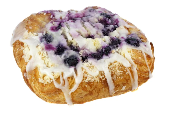 Blueberry cheese danish pastry — Stock Photo, Image
