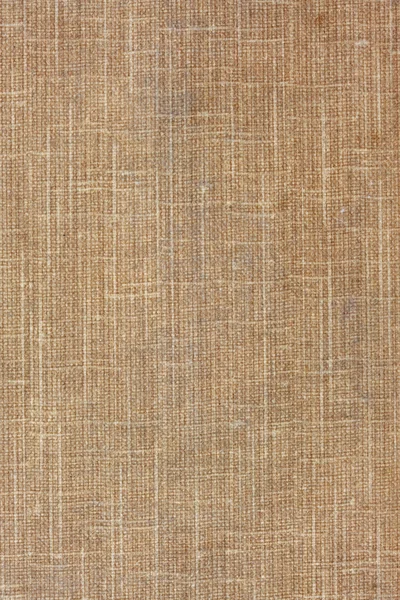 Brun, grov textil bakgrund — Stockfoto