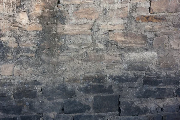 Arenito e parede de concreto — Fotografia de Stock