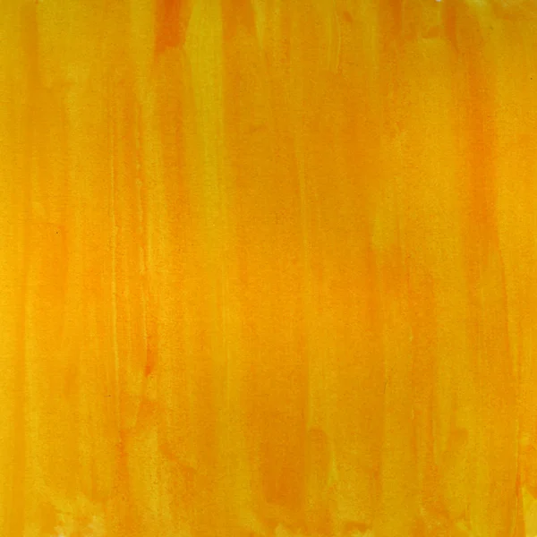 Gele en oranje aquarel achtergrond — Stockfoto