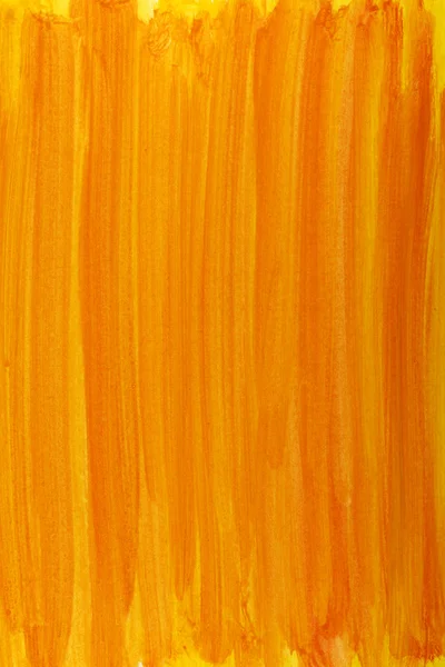 橙色和黄色的水彩背景 — 图库照片