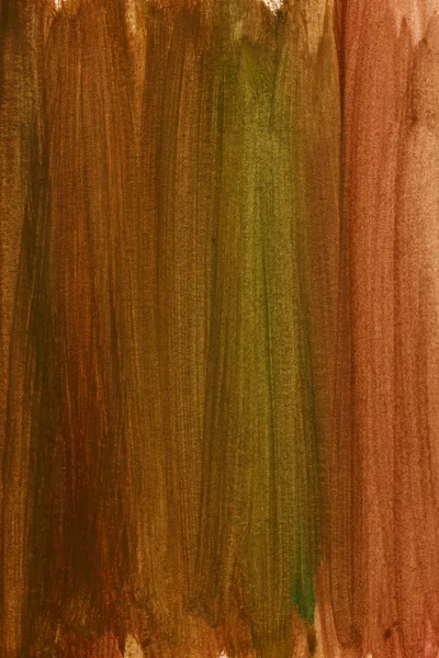 Brauner und grüner Aquarell-Hintergrund — Stockfoto