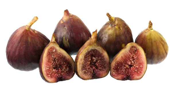 Fresh Turkish figs in a row — Stock Photo, Image
