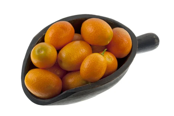 Kepçe ile kumquats — Stok fotoğraf