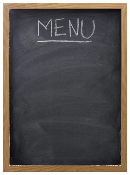 Blackboard används som menyn — Stockfoto