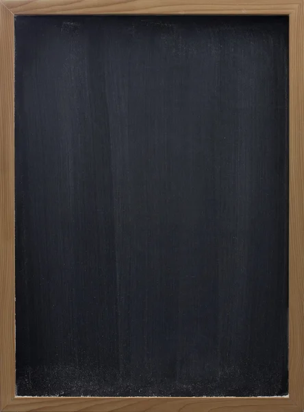 Blank blackboard with eraser smudges — Stock Photo, Image