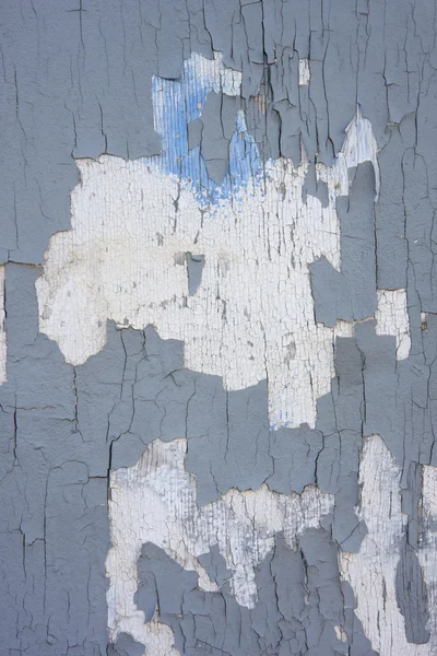 Gray and white paint peeling off — Stock Photo, Image