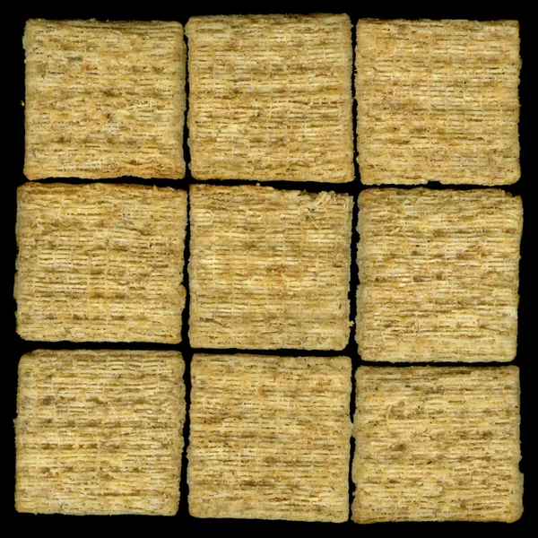 焼きたての全粒小麦のクラッカー — ストック写真