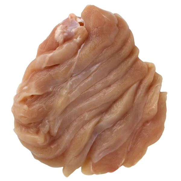 Hühnerbrust in Scheiben geschnitten für einen Rührbraten — Stockfoto