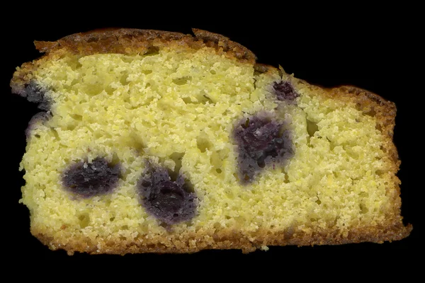 Кукурузный хлеб с черникой — стоковое фото