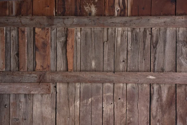 Verwittertes Holz der alten Scheunenmauer — Stockfoto