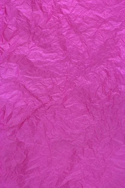 ピンクのしわくちゃの紙のテクスチャ — ストック写真