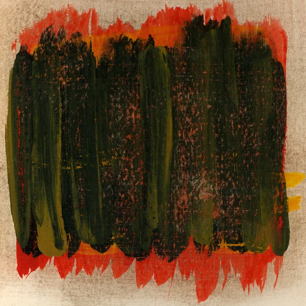 Rot-grüner Grunge lackiert und zerkratzt — Stockfoto