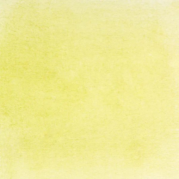 Gelbe Aquarellpapier-Textur — Stockfoto