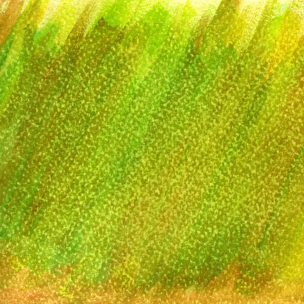 Groene en gele fragmentarisch abstract — Stockfoto