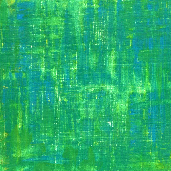 Verde grunge blu dipinto astratto — Foto Stock