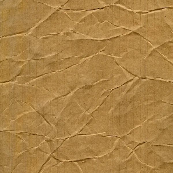 Crumpled cardboard texture — Stock Photo, Image