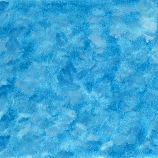 Azul blanco caótico acuarela abstracto — Foto de Stock