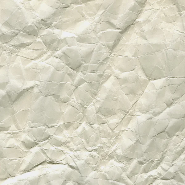 厚厚的白色皱的纸纹理 — 图库照片