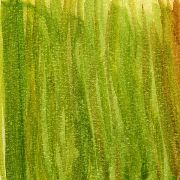 Grön grunge målade pappersstruktur — Stockfoto