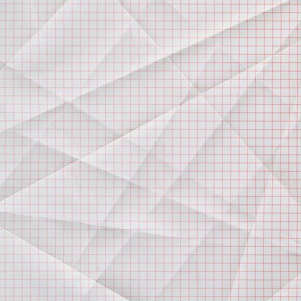 2 つ折り、折り目のグラフ用紙 — ストック写真