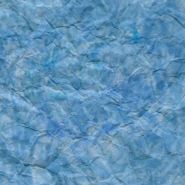 Textura de papel amassado azul e branco — Fotografia de Stock