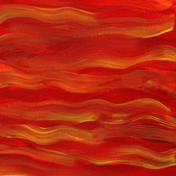 Fire flame red wavy watercolor — Stock Photo, Image