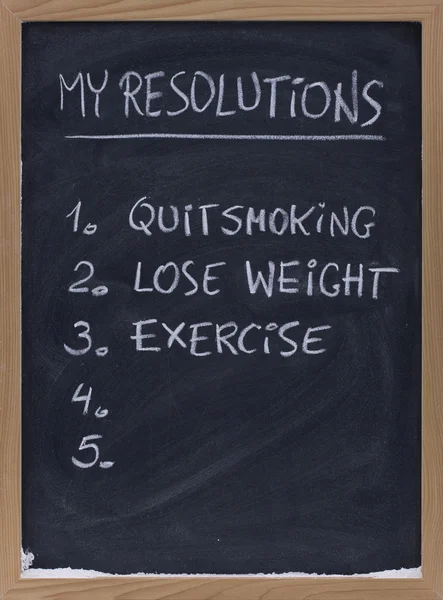 Quit smoking, exercise, loose weight — Stock Photo, Image