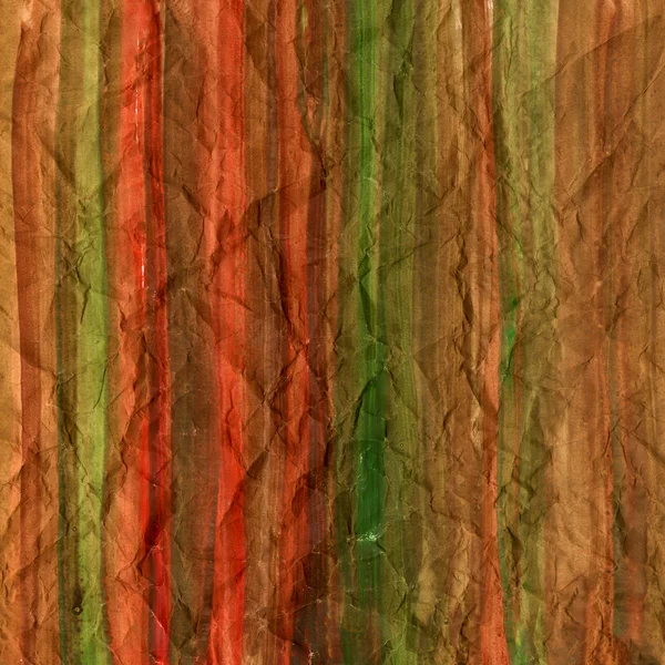Vermelho marrom e verde aquarela resumo — Fotografia de Stock