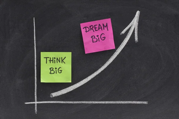 Think big, dream big concept — Stock Photo, Image