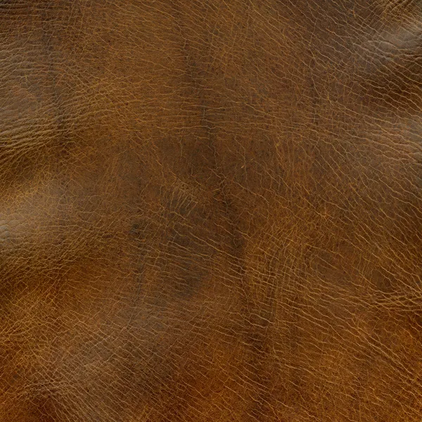Texture en cuir marron tourmenté — Photo