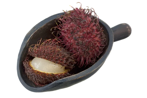 Szufelka owoców rambutan — Zdjęcie stockowe