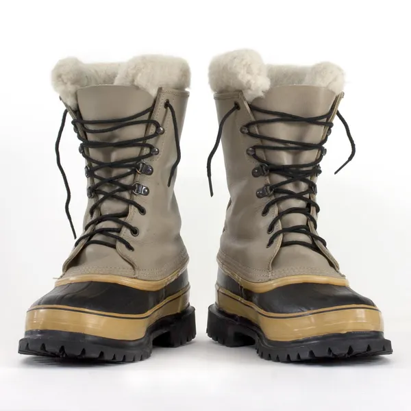 Heavy snow boots — Stock Photo, Image