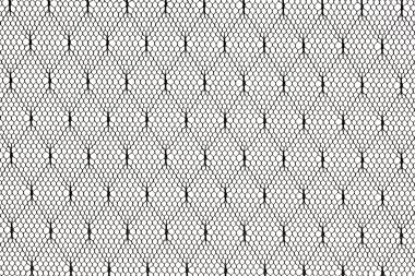 Black lace fabric pattern clipart