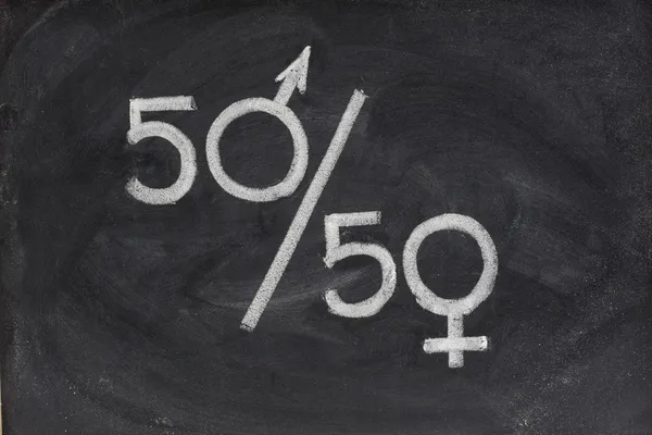 Igualdade de oportunidades entre os sexos — Fotografia de Stock