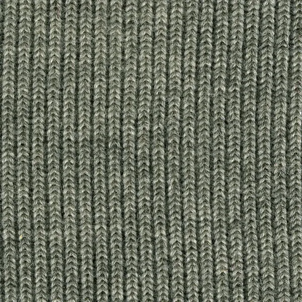 Grijze gebreide wollen trui textuur — Stockfoto