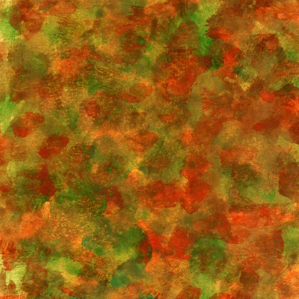 红色、 绿色、 橙色斑片状纹理 — 图库照片