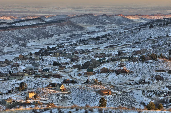 Гори живуть в передгір'ях Колорадо — стокове фото