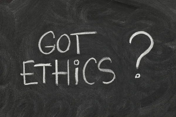 Got ethics ? — Stock Photo, Image