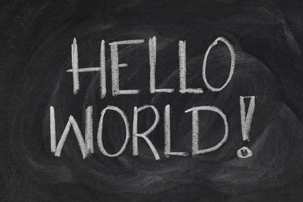 Hello, World! — Stock Photo, Image