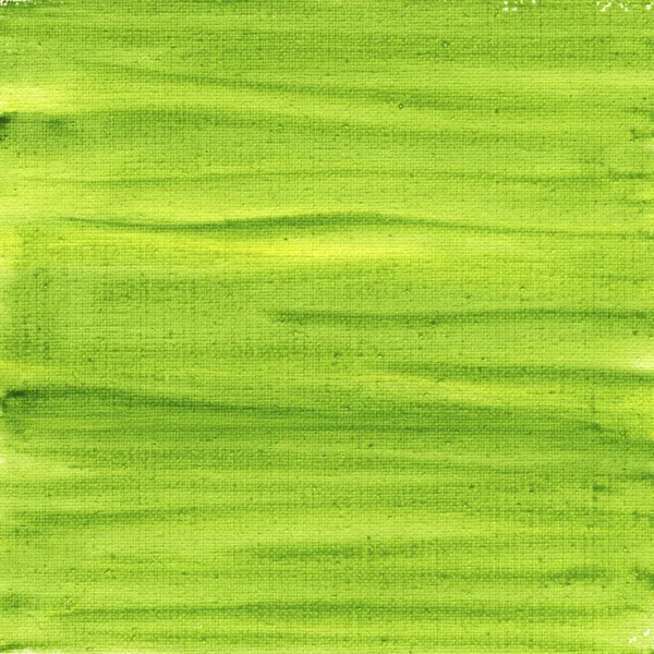 绿色和黄色的水彩抽象 — 图库照片