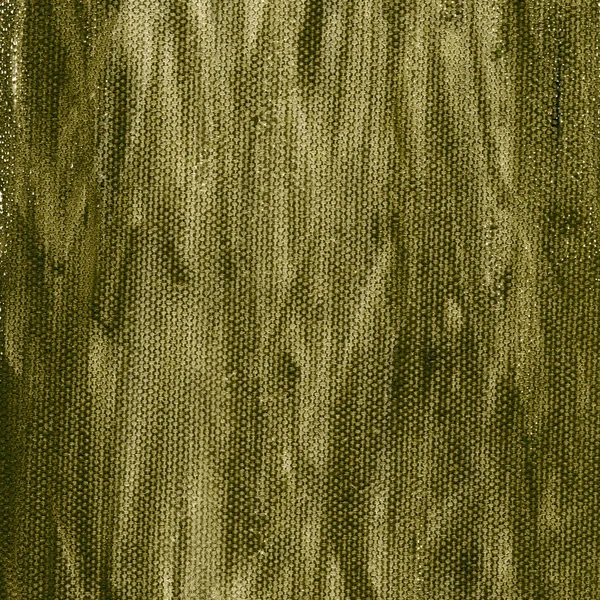 Grunge yeşil kahverengi tuval arka plan — Stok fotoğraf