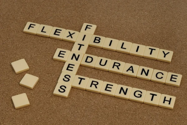 Uthållighet, flexibilitet, styrka — Stockfoto