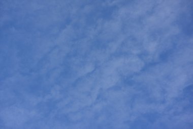 Thin layer of cirrocumulus clouds clipart