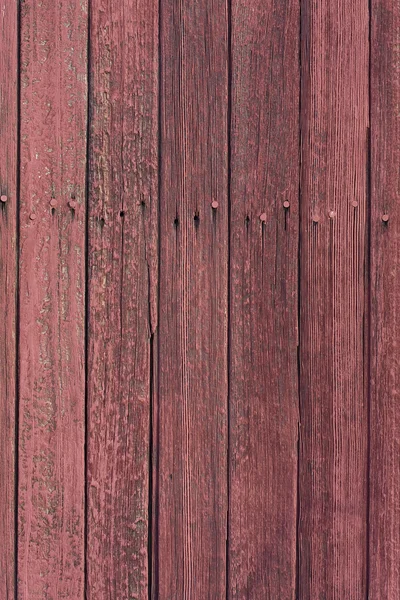 Verweerde hout met rode verf — Stockfoto