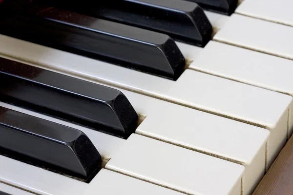 Piano keyboard detail — ストック写真